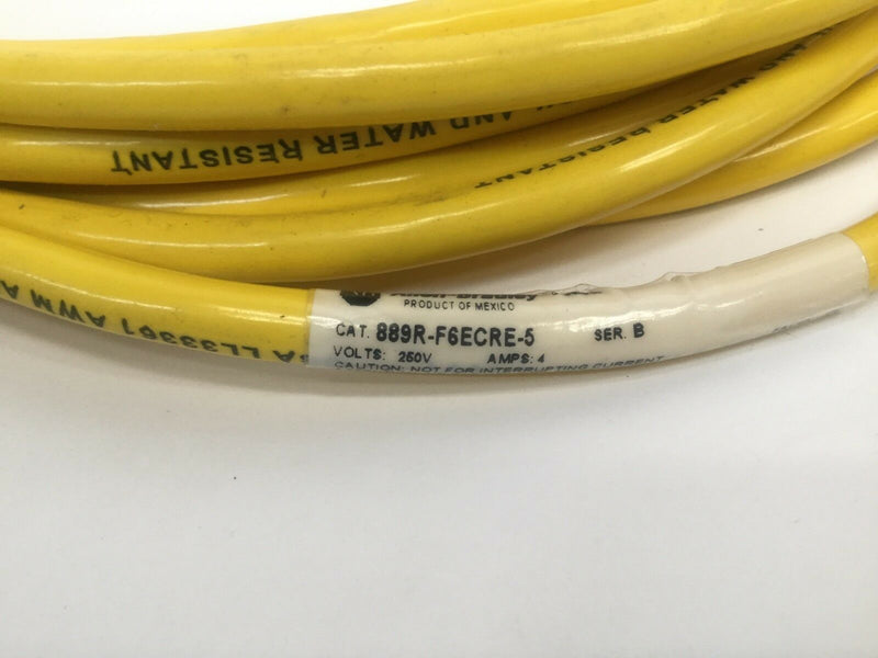 Allen Bradley 889R-F6ECRE-5 Ser. B Patchcord AC Micro - Maverick Industrial Sales