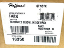 Hoffman F44LE9B 90-Degree Elbows 4" x 4" Gray Steel Inside Opening - Maverick Industrial Sales