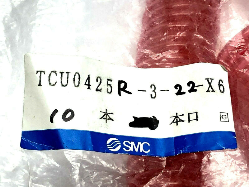 SMC TCU0425R-3-22-X6 Polyurethane Coil Tubing 3 Tube Red - Maverick Industrial Sales