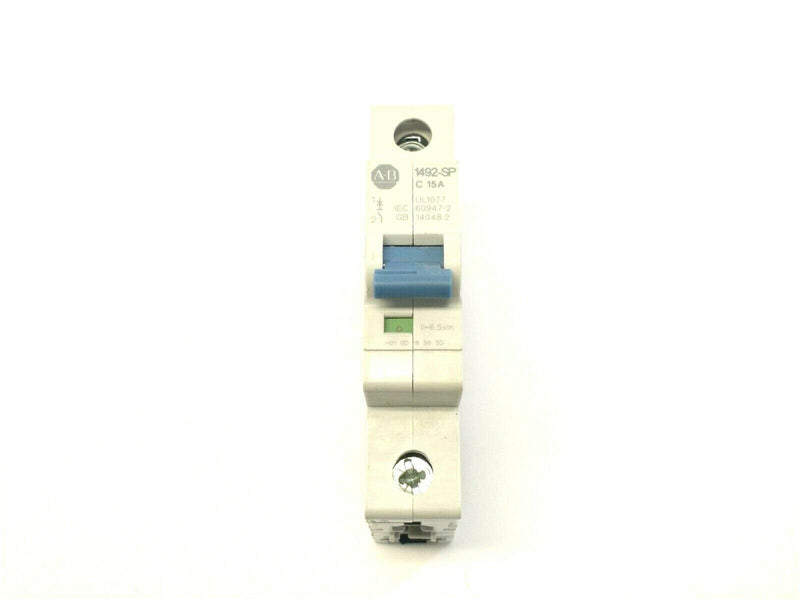 Allen Bradley 1492-SPM1C150 Ser. D Miniature 15A Circuit Breaker 277VAC 48VDC - Maverick Industrial Sales