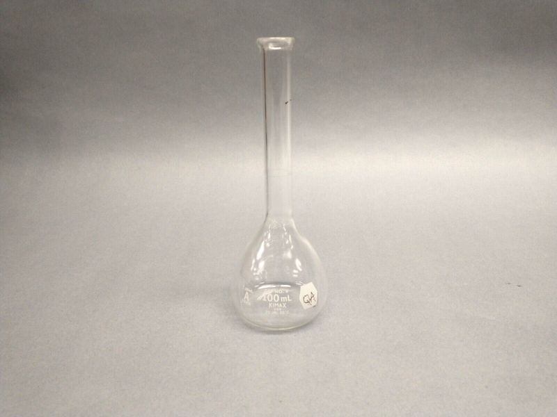 Kimble Kimax 28008-100 100mL & (2) 28014-100 100mL Volumetric Flask SET OF 3 - Maverick Industrial Sales