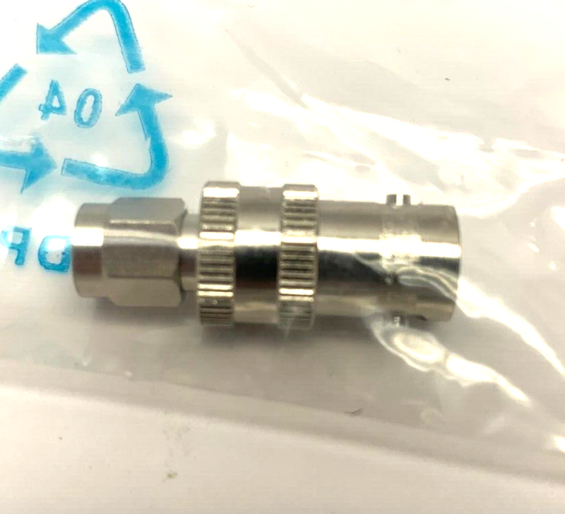 Amphenol 242102 Coaxial Connector SMA Plug Male Pin to BNC Jack Female Socket - Maverick Industrial Sales