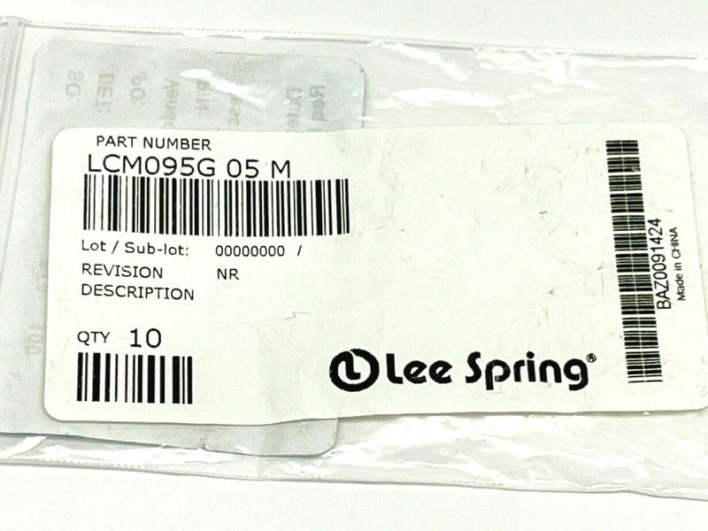 Lee Spring LCM095G 05 M Compression Spring .984" x .472" OD LOT OF 9 - Maverick Industrial Sales