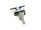 Enclosure Cabinet Chrome Lock Handle 3" L x 1" W - Maverick Industrial Sales
