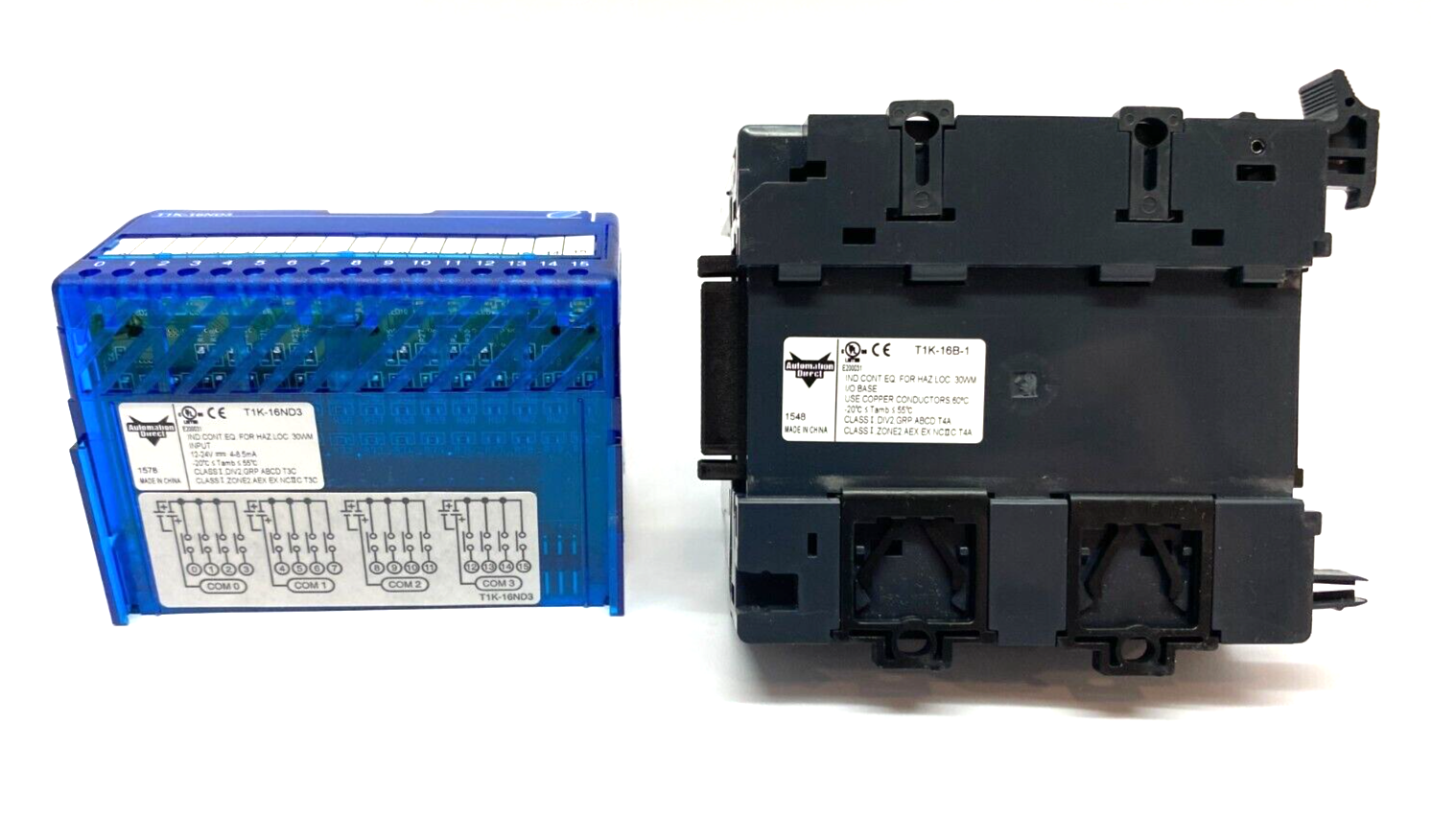 Automation Direct T1K-16ND3 Terminator I/O Input Module T1K-16B-1 Base Module - Maverick Industrial Sales