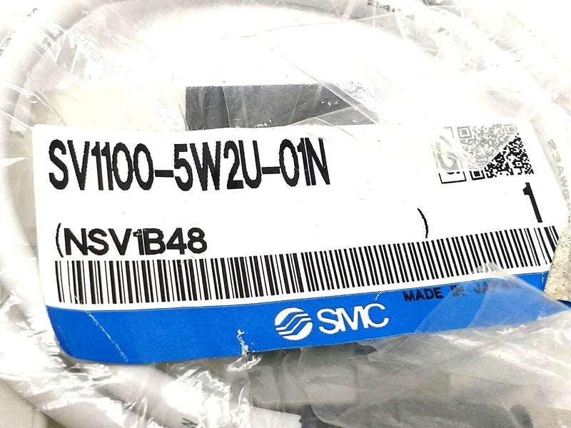 SMC SV1100-5W2U-01N 5-Port 2-Position Single Solenoid Valve 1/8" NPT - Maverick Industrial Sales