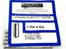 Socket Source DPA04X044USA Dowel Pin Alloy USA 1/4" X 2-3/4" PKG OF 5 - Maverick Industrial Sales
