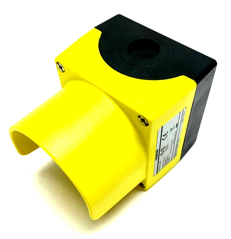 Siemens 3SU1801-0AAA00-0AC2 Yellow Push Button Enclosure w/ Protective Collar - Maverick Industrial Sales