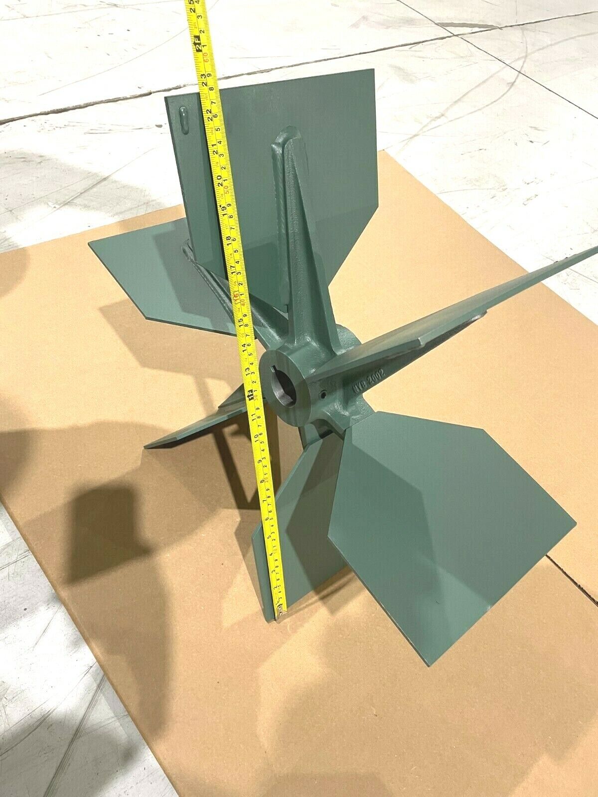 NYB 2002 Fan Agitator Blade, 22-1/2" Dia, 9-1/8" Wide Blade, 1-5/8" Bore - Maverick Industrial Sales