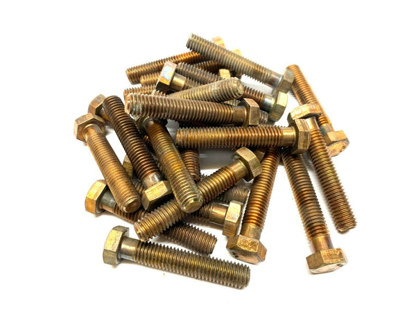 Hex Head Machine Bolt Bronze Silicon 1/2"-13 UNC x 2-3/4" LOT OF 25 - Maverick Industrial Sales