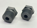 1" x 1/4" Threaded Hex Bushing Adapter Male x Female PVC LOT OF 2 - Maverick Industrial Sales