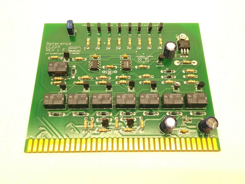 CTS CC223 REV F PCB Control Board - Maverick Industrial Sales