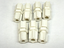 JACO 15-5-4-P-PG Polypropylene Reducing Union 5/16 OD x 1/4 OD Tube LOT OF 7 - Maverick Industrial Sales