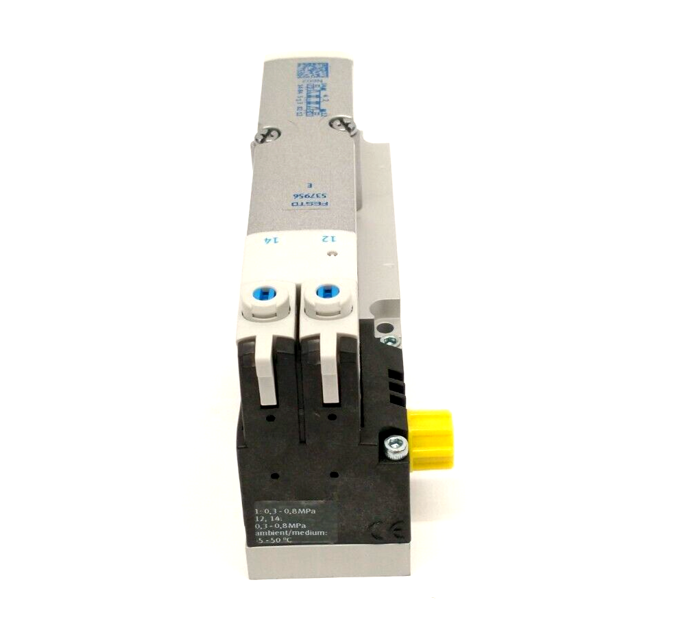 Festo VMPA2-M1H-E-G1/8-PI Air Solenoid Valve 5/3 Exhausted G1/8 537967 - Maverick Industrial Sales