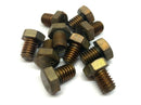 Hex Head Machine Bolt Bronze Silicon 3/8"-16" UNC x 1/2" LOT OF 10 - Maverick Industrial Sales