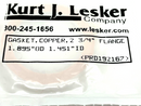 Kurt J. Lesker GA-0275 Copper Gasket 1.895" OD 1.451" ID 2-3/4" Flange - Maverick Industrial Sales