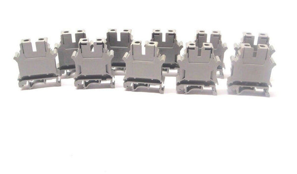 Phoenix Contact Gray Type UK16N Screw Contact Terminal Block 800V Lot of (10) - Maverick Industrial Sales