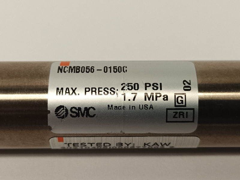 SMC NCMB056-0150C Round Body Cylinder Double Acting 9/16" Bore 1-1/2" Stroke - Maverick Industrial Sales