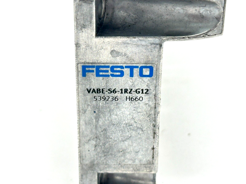 Festo VABE-S6-1RZ-G12 End Plate 539236 - Maverick Industrial Sales