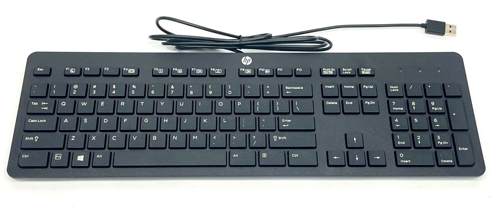 HP PH0U Wired USB Slim Keyboard - Maverick Industrial Sales