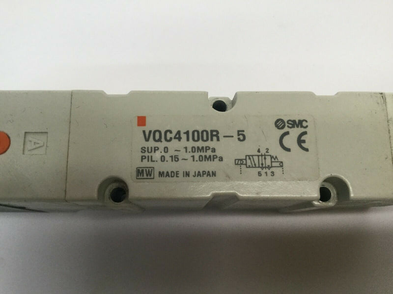 SMC VQC4100R-5 Plug-In Solenoid Valve, Metal Seal - Maverick Industrial Sales