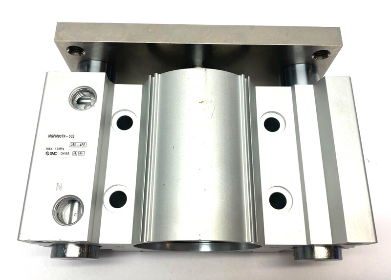 SMC MGPM80TN-50Z Pneumatic Guide Cylinder Double-Acting 80mm Bore 50mm Stroke - Maverick Industrial Sales