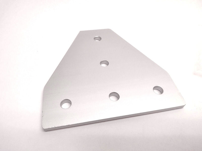 FATH 093VT135135 T-Connection Plate 131x131mm 90 Degree, 5 Hole AL 45 Series - Maverick Industrial Sales