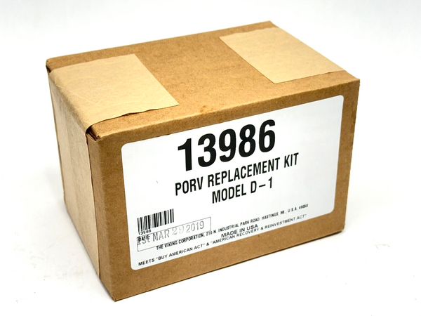 Viking 13986 PORV Replacement Kit Model D-1 - Maverick Industrial Sales