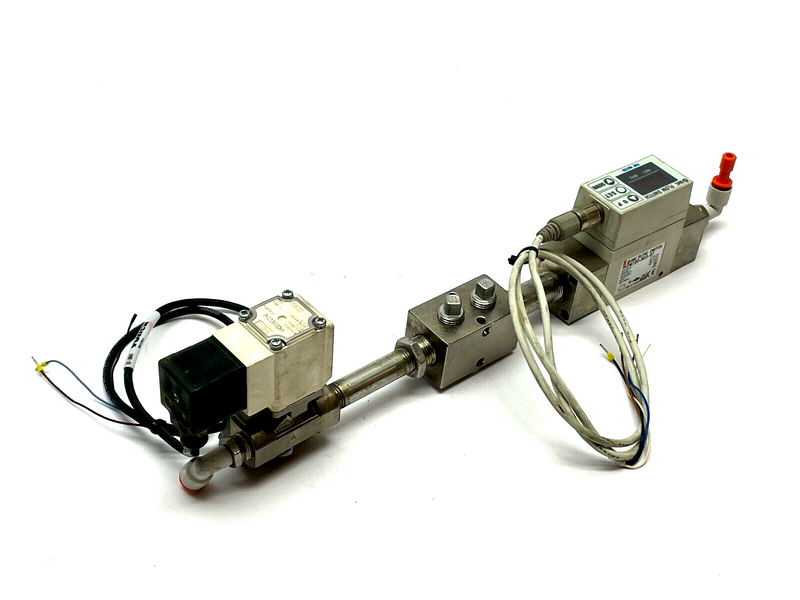 SMC PF2W720-N03-67 Digital Flow Switch w/ VXD235DZ2AE Pilot Valve - Maverick Industrial Sales