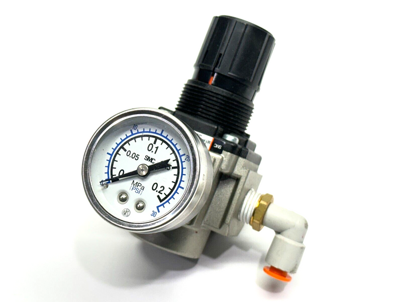 SMC AR25K-N02-Z Pneumatic Modular Pressure Regulator w/ Gauge - Maverick Industrial Sales