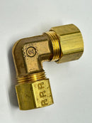 Parker 2P227 3/8" OD Compression Tube 90 Degree Elbow Brass LOT OF 5 - Maverick Industrial Sales