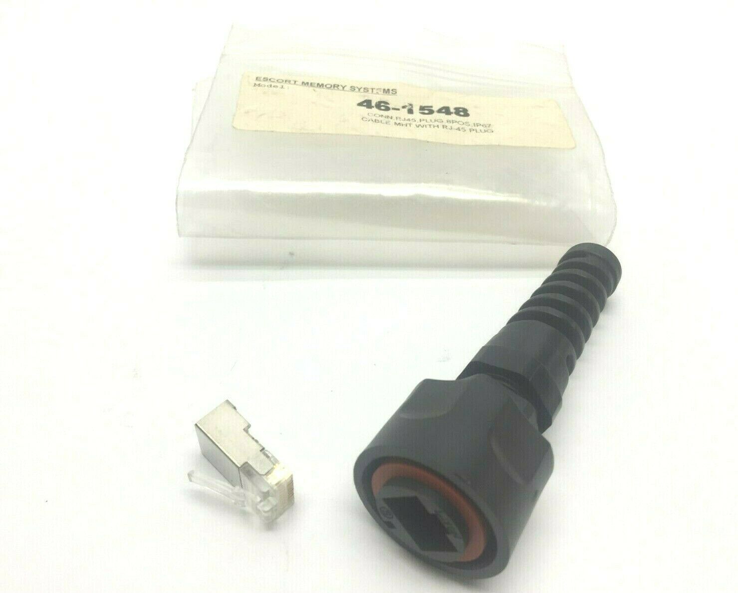 Escort Memory Systems 46-1548 Strain Relief RJ45 Plug - Maverick Industrial Sales