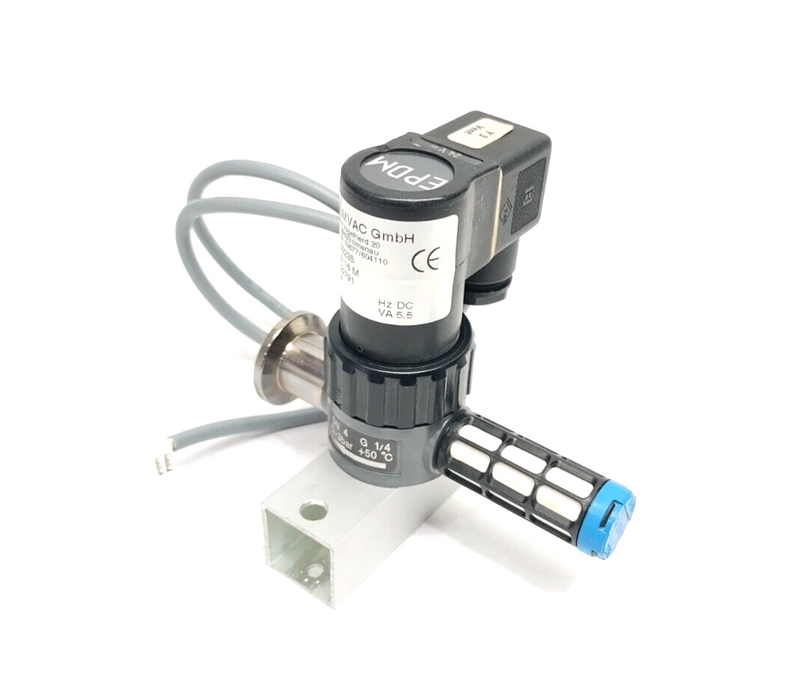 ILMVAC 700235 Electromagnetic Vacuum Through Valve VS 16 M 24VDC 5.5VA DN4 G 1/4 - Maverick Industrial Sales