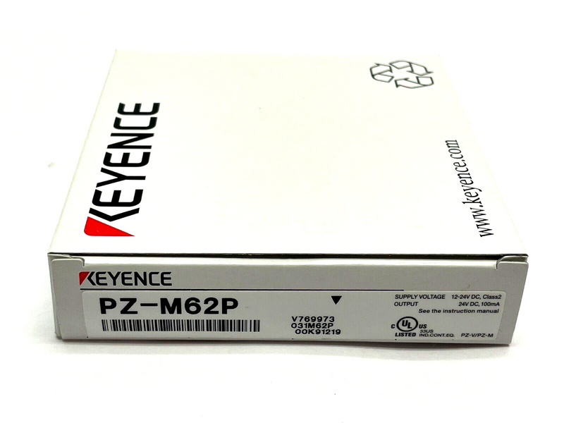 Keyence PZ-M62P Square Retro-Reflective Sensor M8 Connector Type PNP - Maverick Industrial Sales