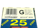 Grafoplast 117PGGBY Wiremarker Strips PKG OF 25 - Maverick Industrial Sales