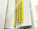 Grafoplast 117 Wire Markers J Black on Yellow 10 Strips 9TFX16 - Maverick Industrial Sales