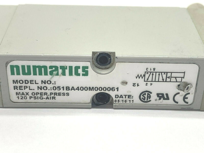 Numatics 051BA400M000061 Solenoid Directional Control Valve - Maverick Industrial Sales