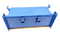 Hoffman F44L12 Hinged Cover Straight Section Lay-In Wireway 4"x4"x12" BLUE PAINT - Maverick Industrial Sales