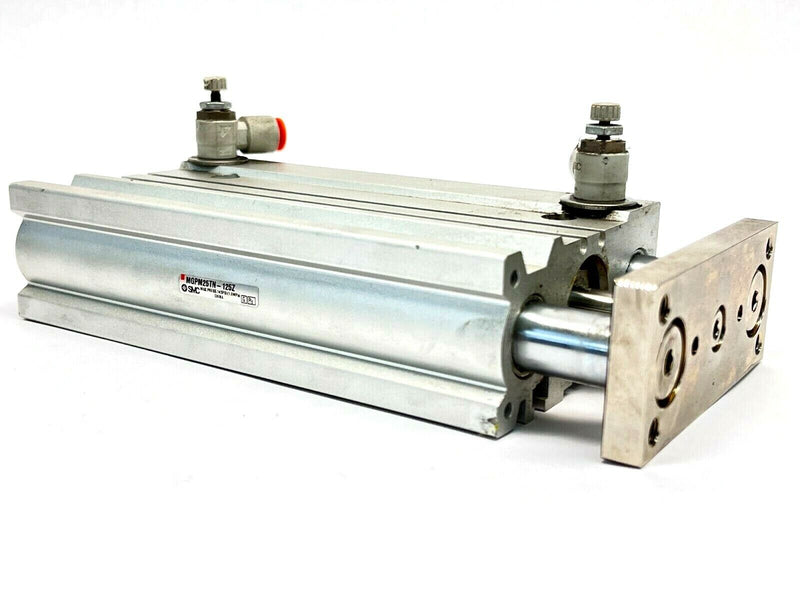 SMC MGPM25TN-125Z Compact Guide Cylinder Slide Bearing 25mm Bore 125mm Stroke - Maverick Industrial Sales