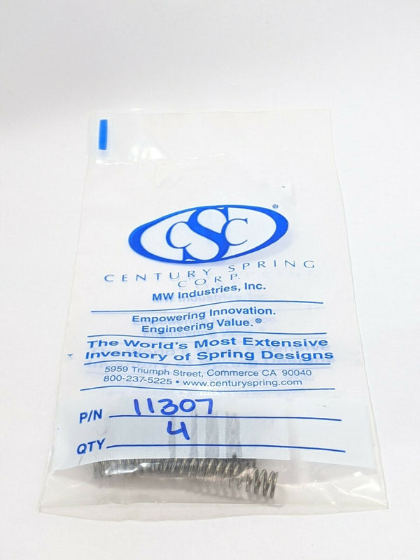 Century Spring 11307 Compression Spring 2.5” L, .406” OD, .306” ID PACK OF 4 - Maverick Industrial Sales