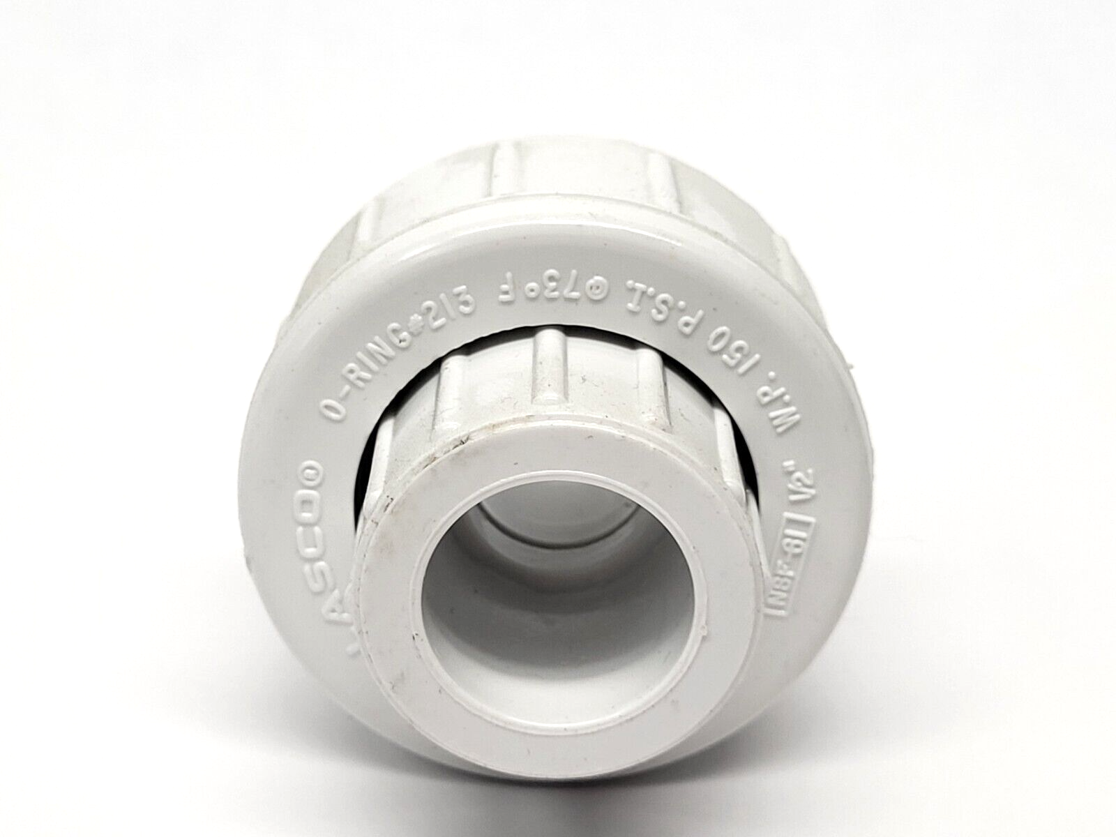 LASCO SCH 40 Union Sweat to Sweat 1/2" PVC w/  2/3" O-Ring - Maverick Industrial Sales