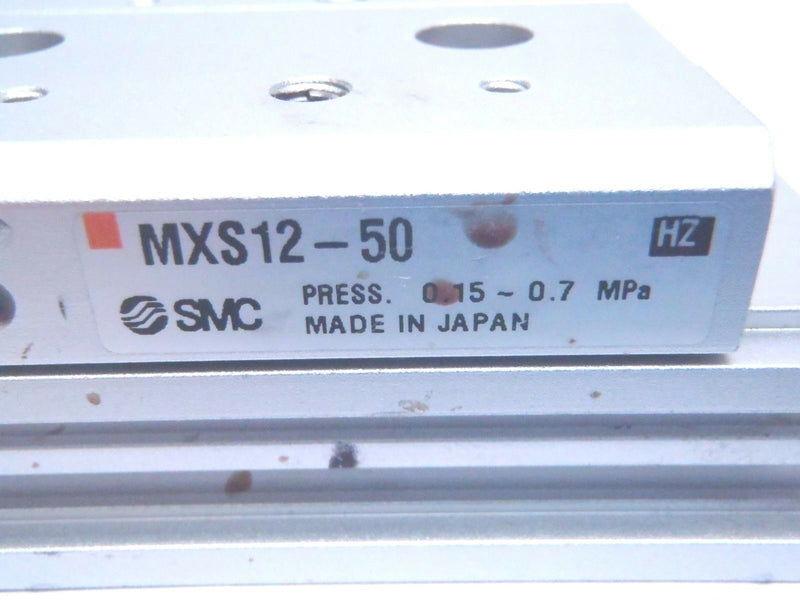 SMC MXS12-50 cyl slide table dual rod MXS/MXJ GUIDED CYLINDER - Maverick Industrial Sales