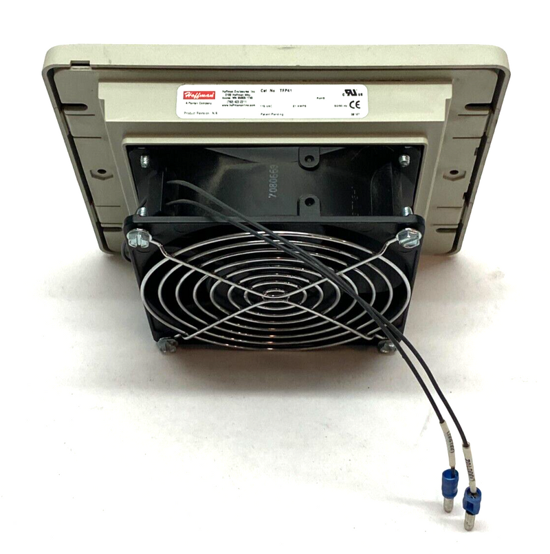 Hoffman TFP41 Side Mount Vented Filter Fan Assembly for Enclosure CHIPPED FRONT - Maverick Industrial Sales