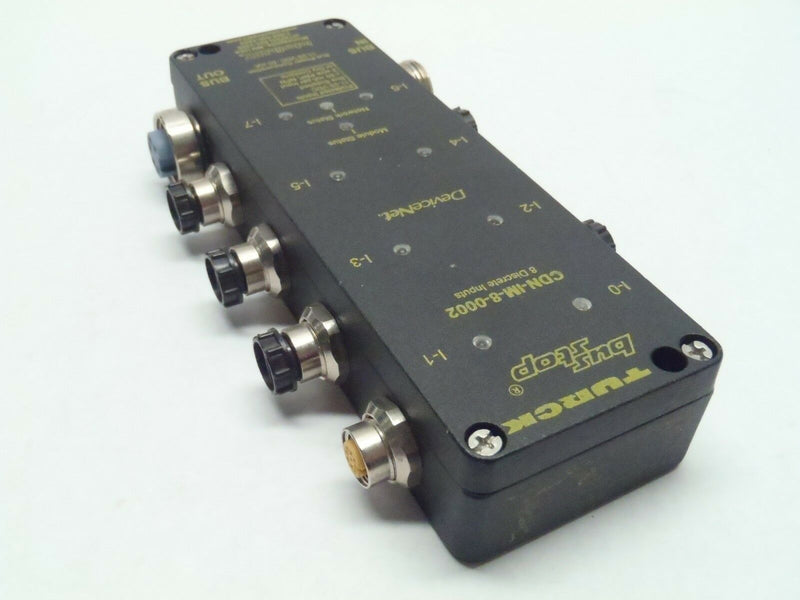 Turck CDN-IM-8-0002 Bus Stop DeviceNet 8 Discrete Inputs - Maverick Industrial Sales