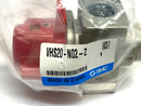 SMC VHS20-N02-Z Manual Pressure Relief Lockout Valve 3-Port 1/4" NPT 15~150psi - Maverick Industrial Sales