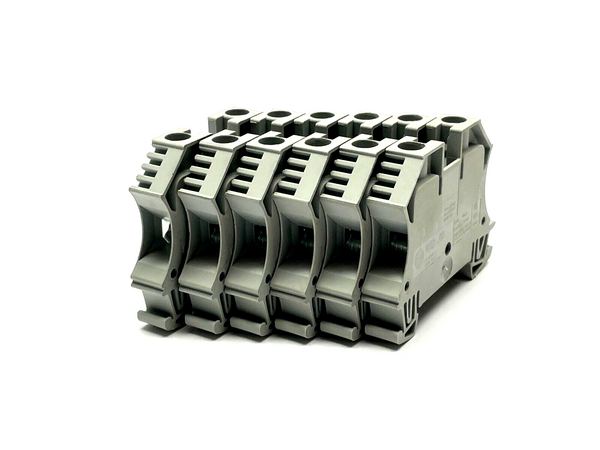 Allen Bradley 1492-J10 Terminal Blocks 65A 600VAC/DC Gray 10mm LOT OF 6 - Maverick Industrial Sales