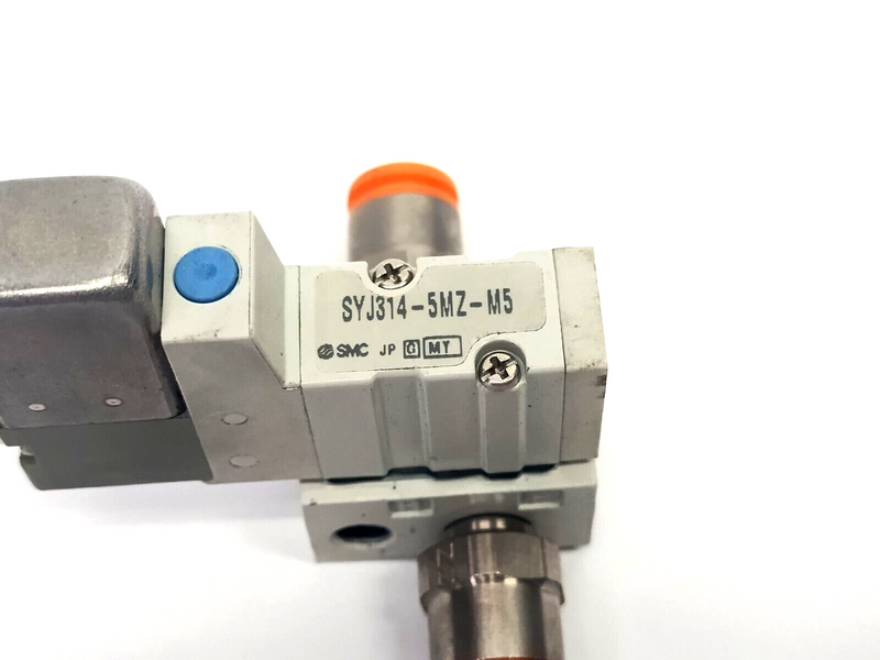 SMC SYJ314-5MZ-M5 3-Port Solenoid Valve 24VDC M5 x 0.8 Ports - Maverick Industrial Sales