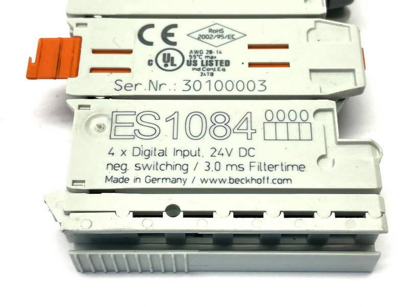 Beckhoff ES1084 EtherCAT Terminal 4 Digital Input - Maverick Industrial Sales