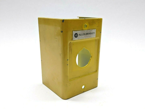 Allen Bradley 800H-1HZ Yellow 1 Button Painted Steel Enclosure COVER ONLY - Maverick Industrial Sales