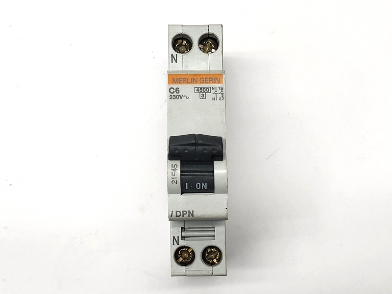 Schneider Electric C6 Circuit Breaker 230V MISSING DIN RAIL LATCH - Maverick Industrial Sales